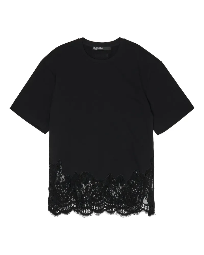 BIMBA Y LOLA Top mit Spitze - Schwarz Schwarz