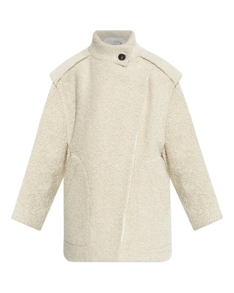 IRO Oversized-Mantel mit asymmetrischem Verschluss - Nude Nude