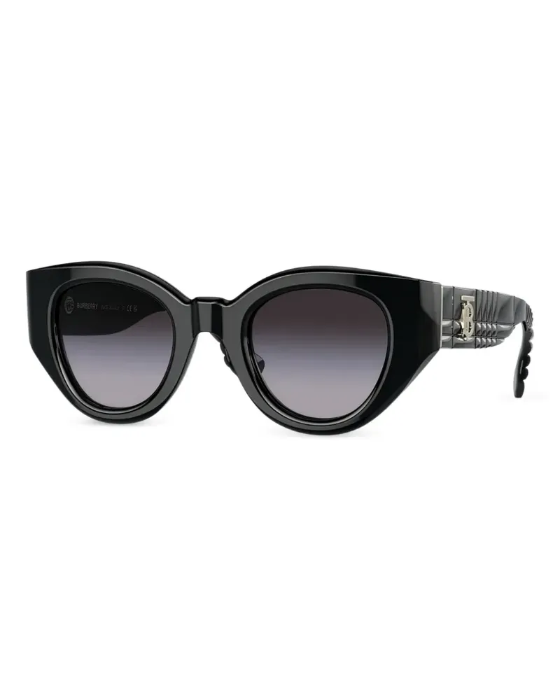 Burberry Cat-Eye-Sonnenbrille - Schwarz Schwarz