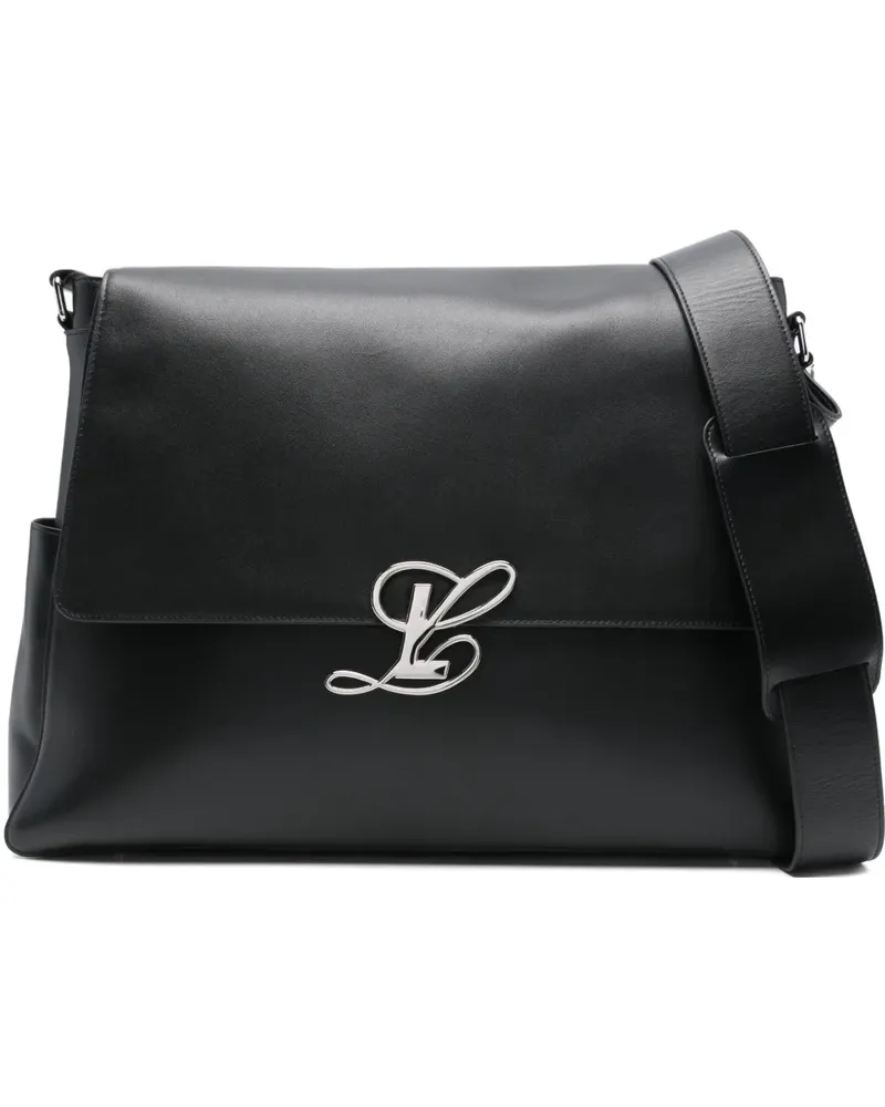 Luar Cam Schultertasche mit Logo - Schwarz Schwarz
