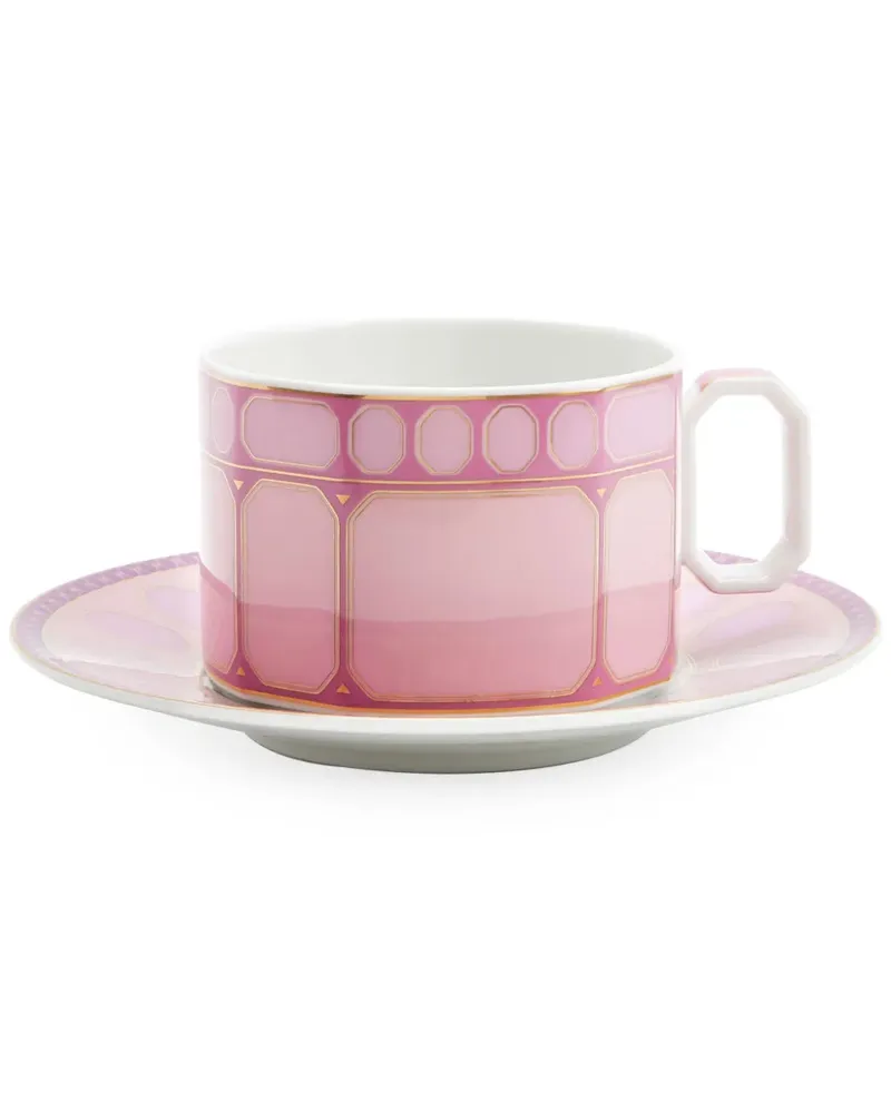 Rosenthal Signum Rose Tasse und Untersetzer - Rosa Rosa
