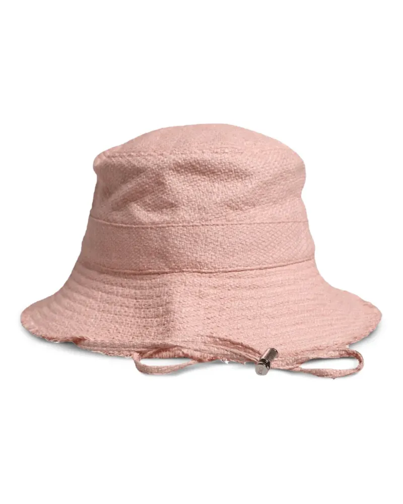 Dolce & Gabbana Fischerhut mit ausgefranster Krempe - Rosa Rosa