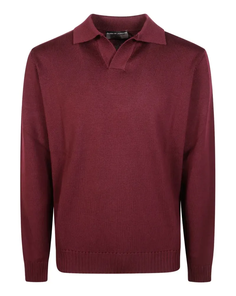 Filippo de Laurentiis Gestrickter Pullover - Rot Rot