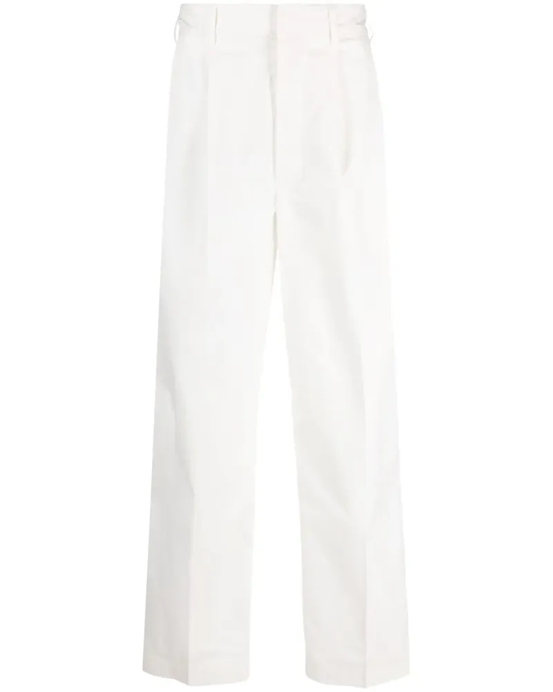 Emporio Armani Bundfaltenhose mit geradem Bein - Nude Nude