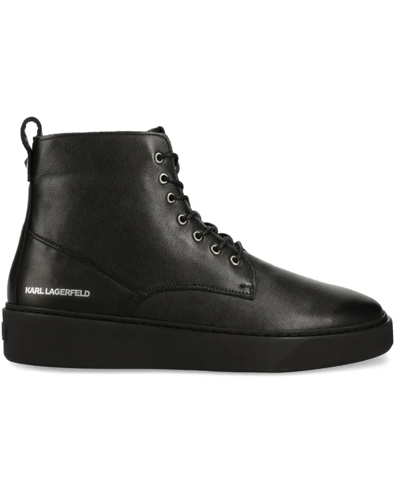 Karl Lagerfeld Flint Stiefel - Schwarz Schwarz