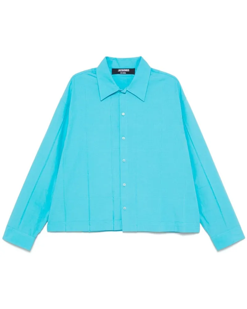 Jacquemus La chemise Corto Hemd - Blau Blau