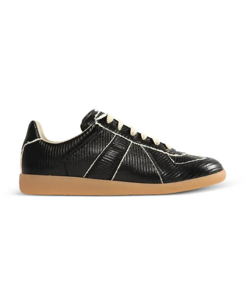 Maison Margiela Replica panelled sneakers - Schwarz Schwarz