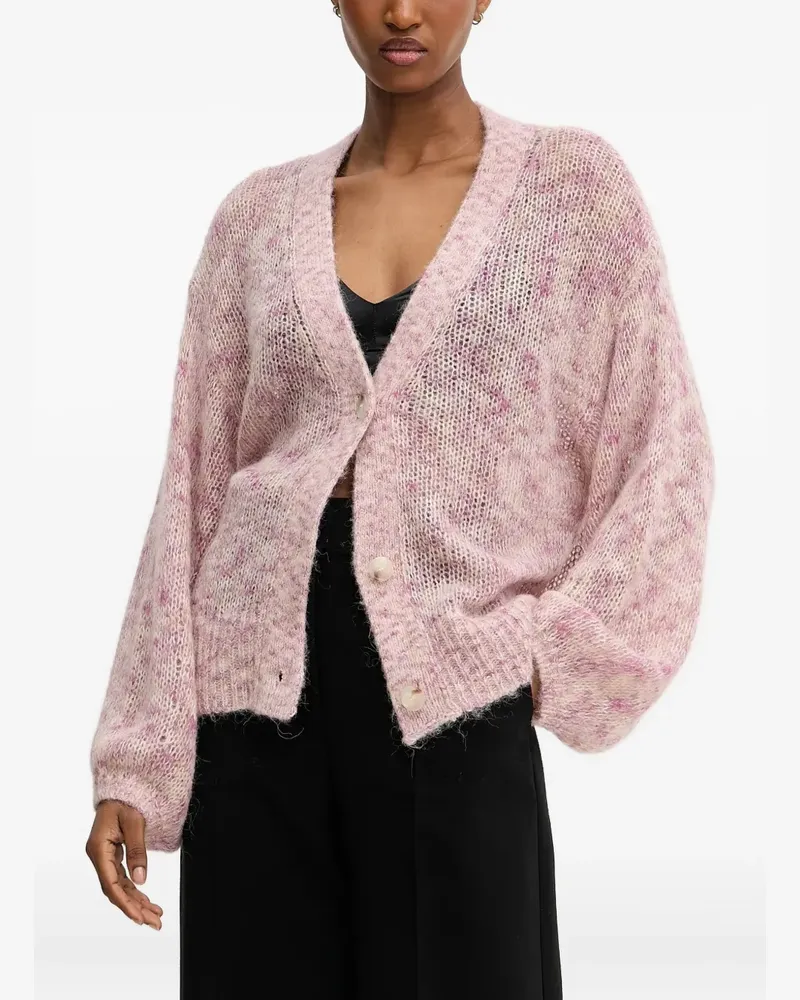 HUGO BOSS Cardigan mit Ballonärmeln - Rosa Rosa
