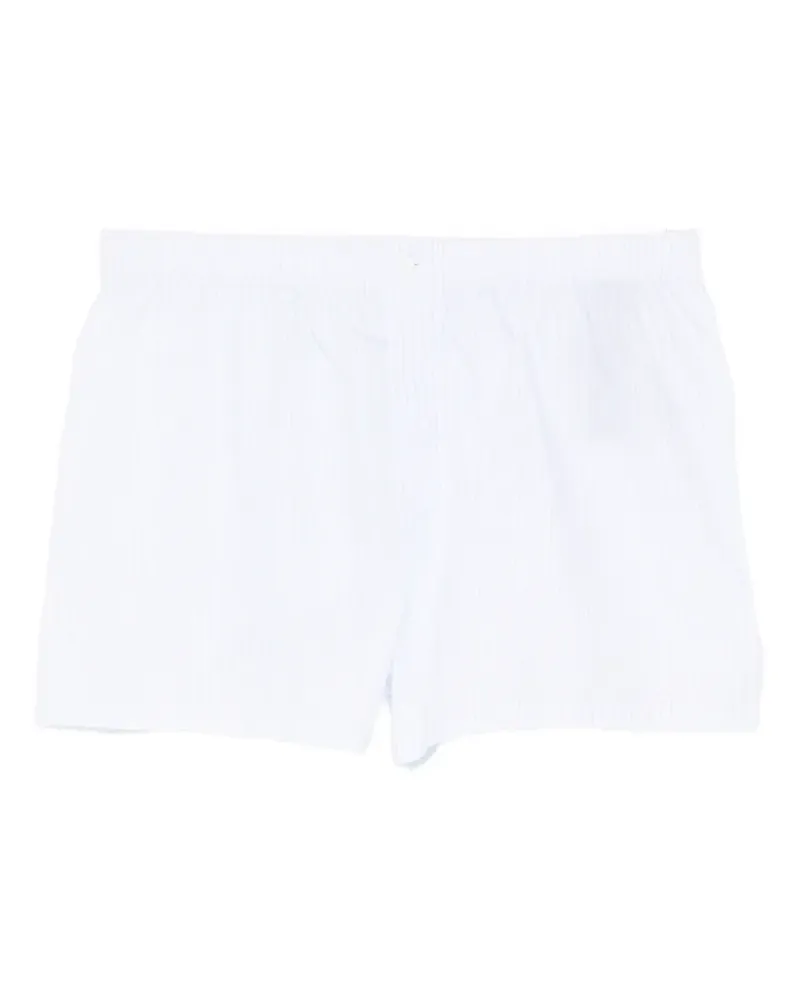 Ermenegildo Zegna striped cotton boxers - Weiß Weiß