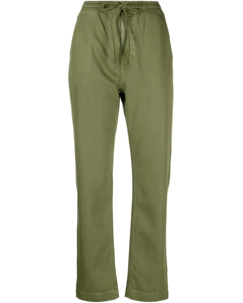 Essentiel Tapered-Jeans mit Kordelzug - Grün Grün