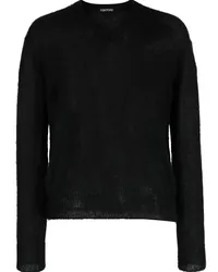 Tom Ford Strickpullover mit V-Ausschnitt Schwarz