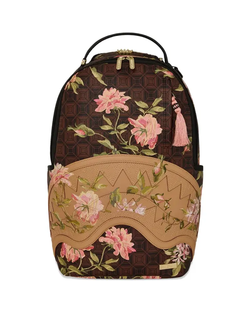Sprayground Aisf Henny floral-print backpack - Braun Braun