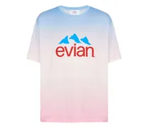 x Evian T-Shirt mit Farbverlauf