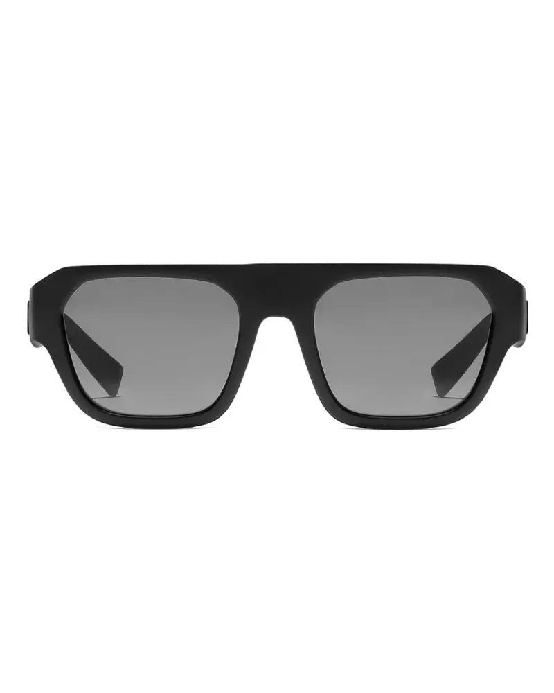 Dolce & Gabbana DG crossed sunglasses - Schwarz Schwarz