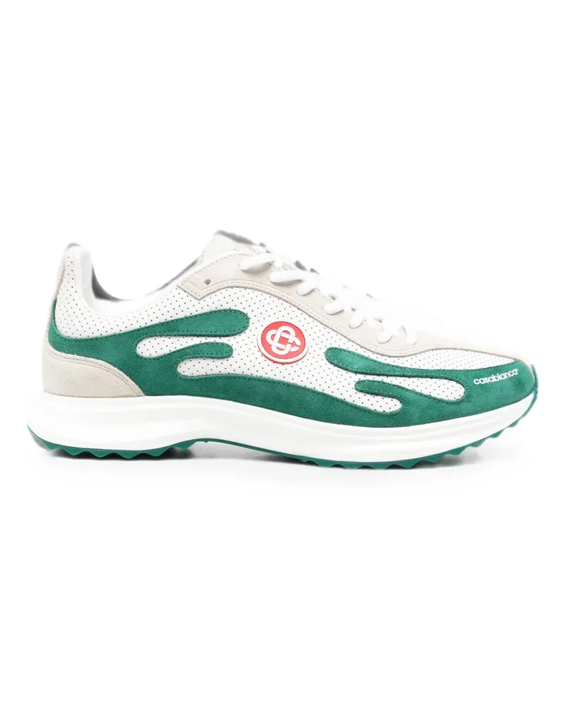 Casablanca Paris Stade LT Sneakers mit Lochmuster - Weiß Weiß