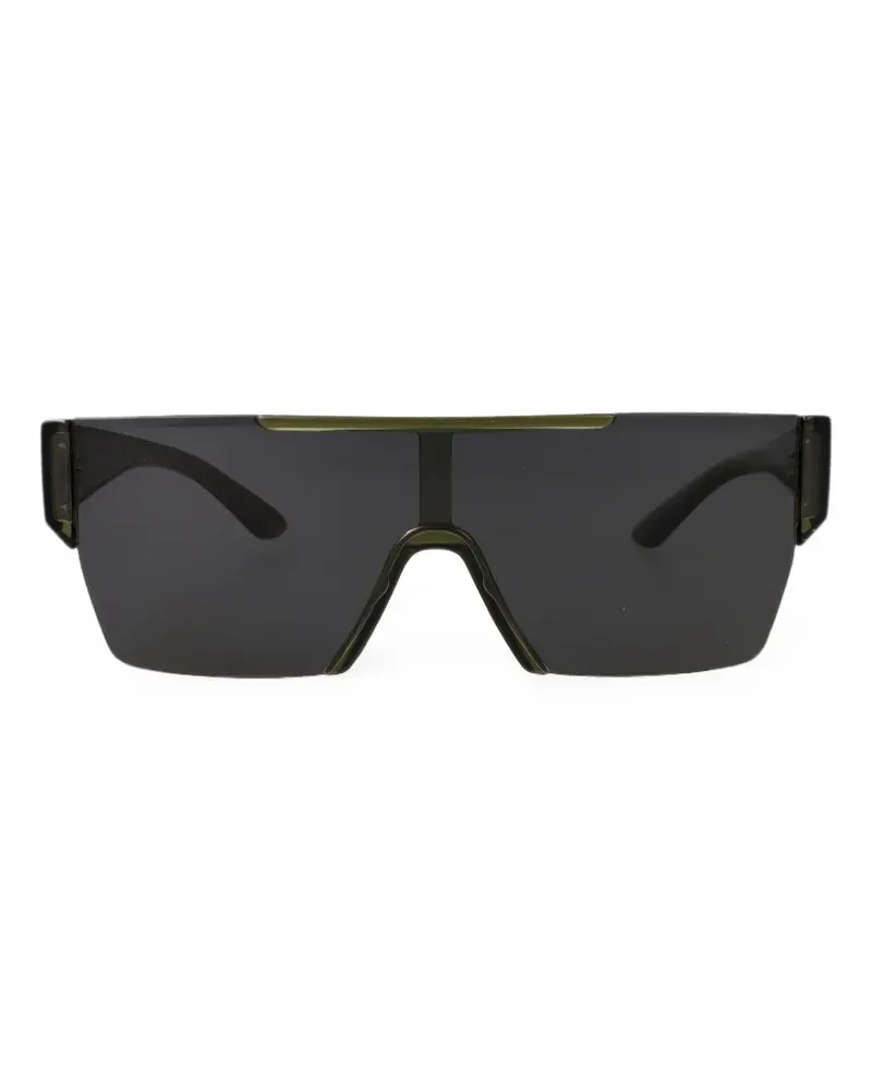 Burberry shield-frame sunglasses - Grün Grün