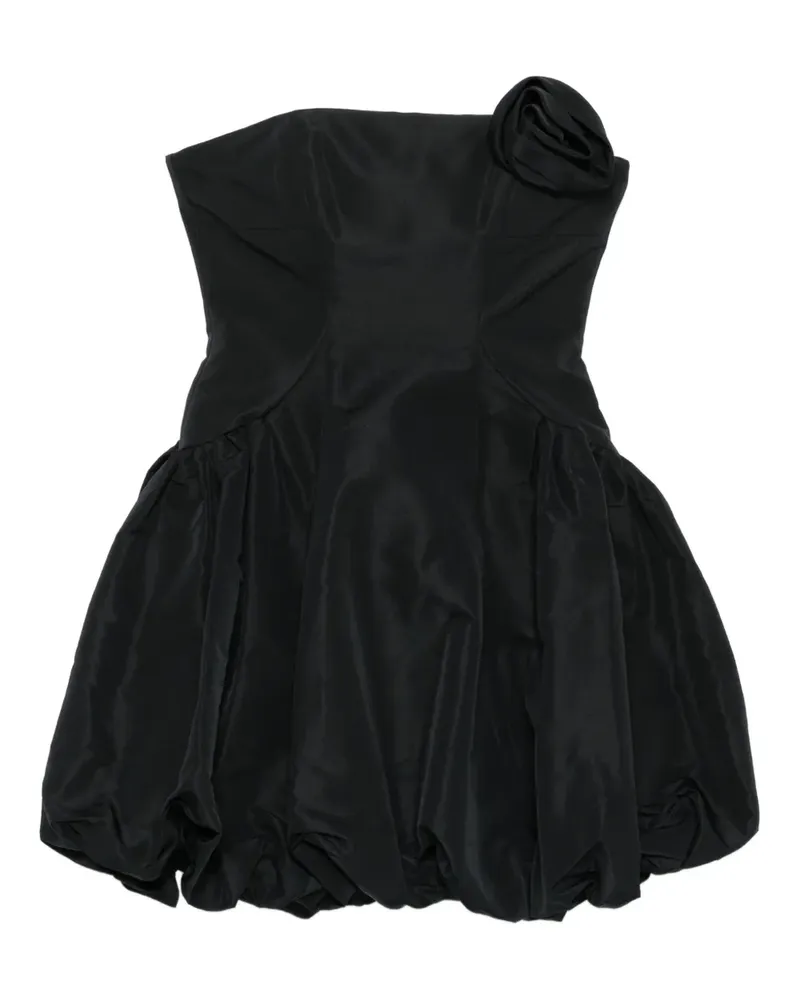 Cult Gaia flower strapless mini dress - Schwarz Schwarz