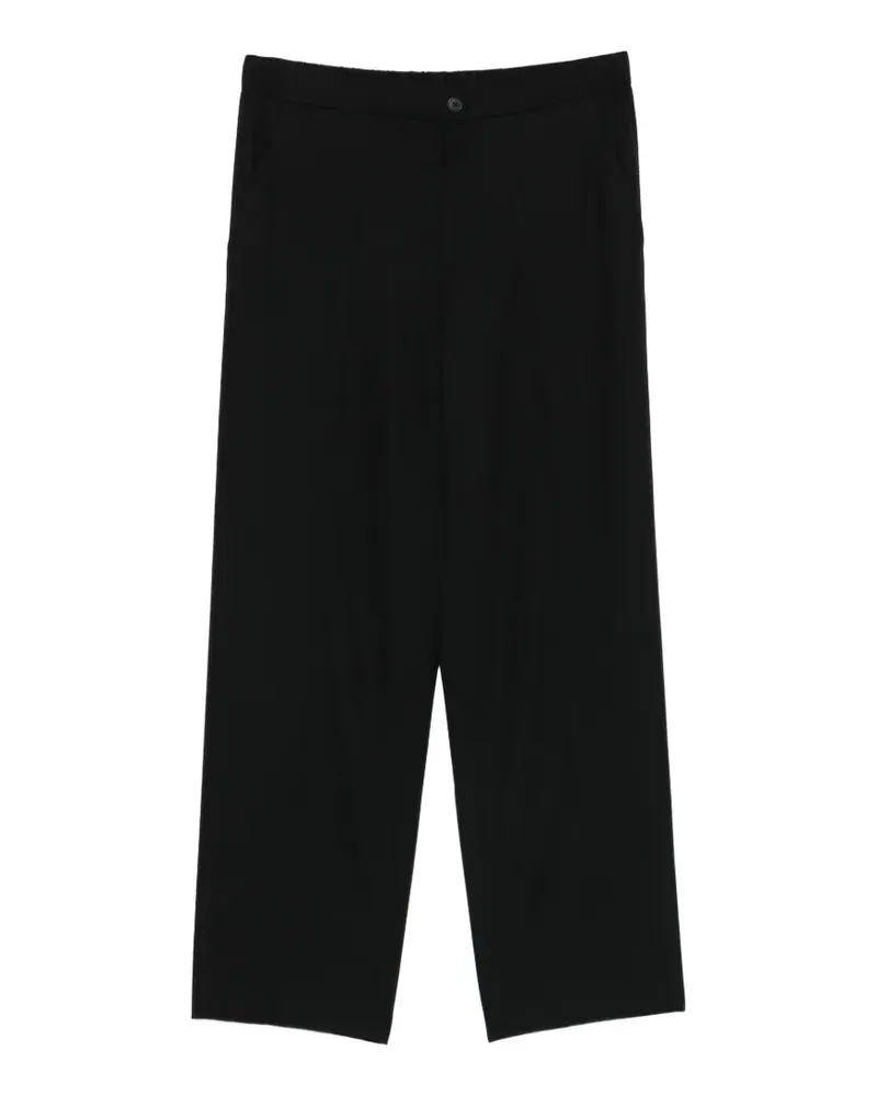 The Row Toshiro elasticated trousers - Schwarz Schwarz