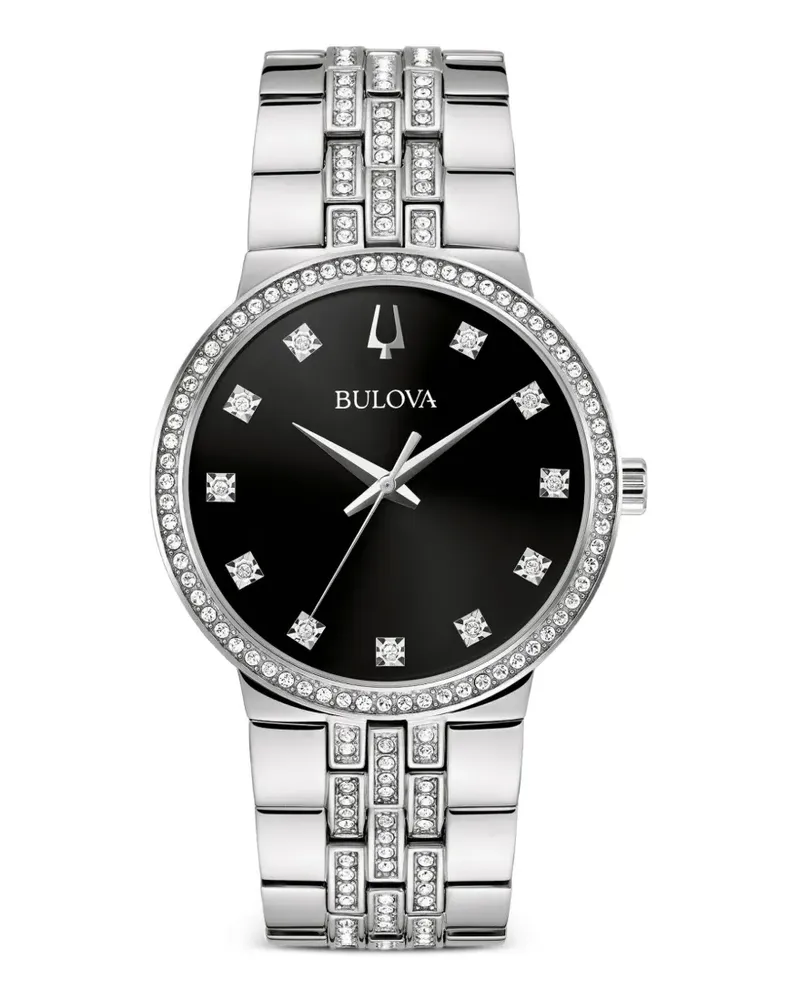 BULOVA Crystal 40mm watch - Schwarz Schwarz