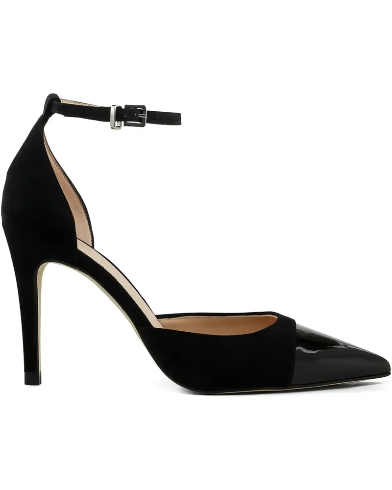 Peter Kaiser Stiletto-Pumps mit Lackbesatz - Schwarz Schwarz