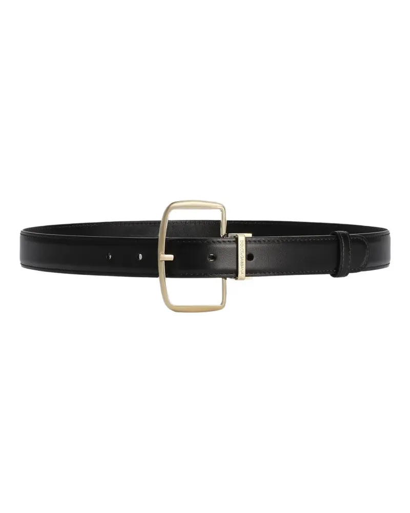Dolce & Gabbana Klassischer Gürtel - Schwarz Schwarz