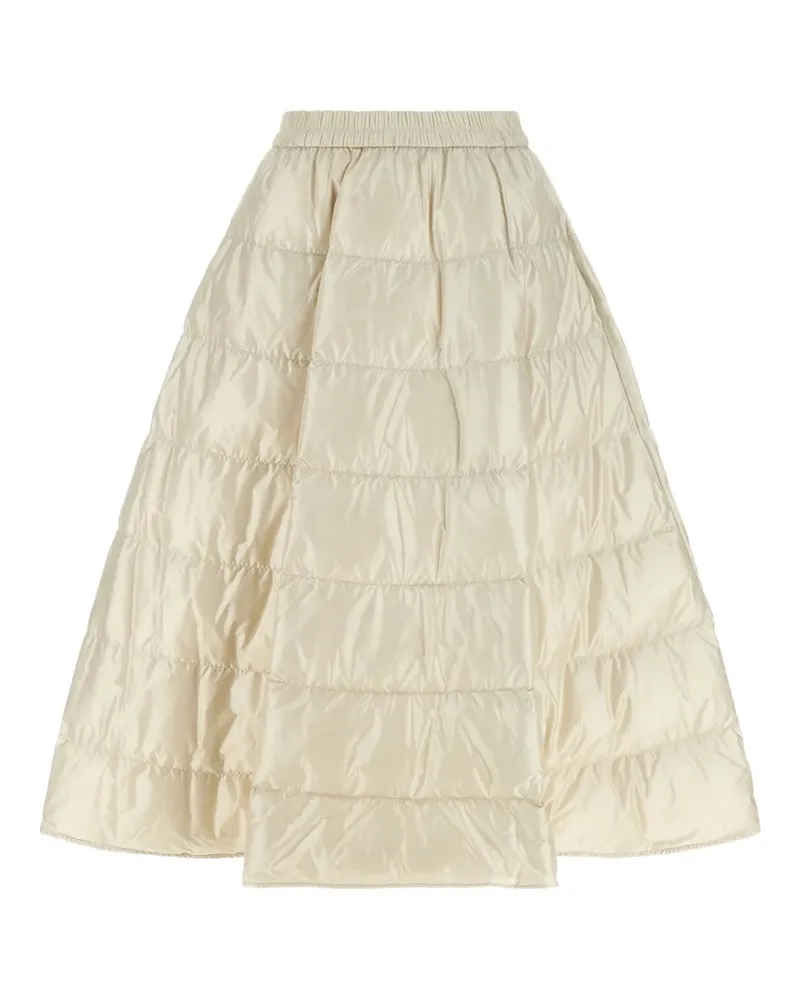 Moncler A-Line down midi skirt - Nude Nude