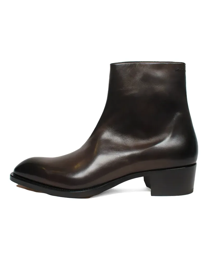 Tom Ford zip leather boots - Braun Braun