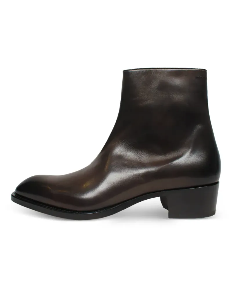 Tom Ford zip leather boots - Braun Braun
