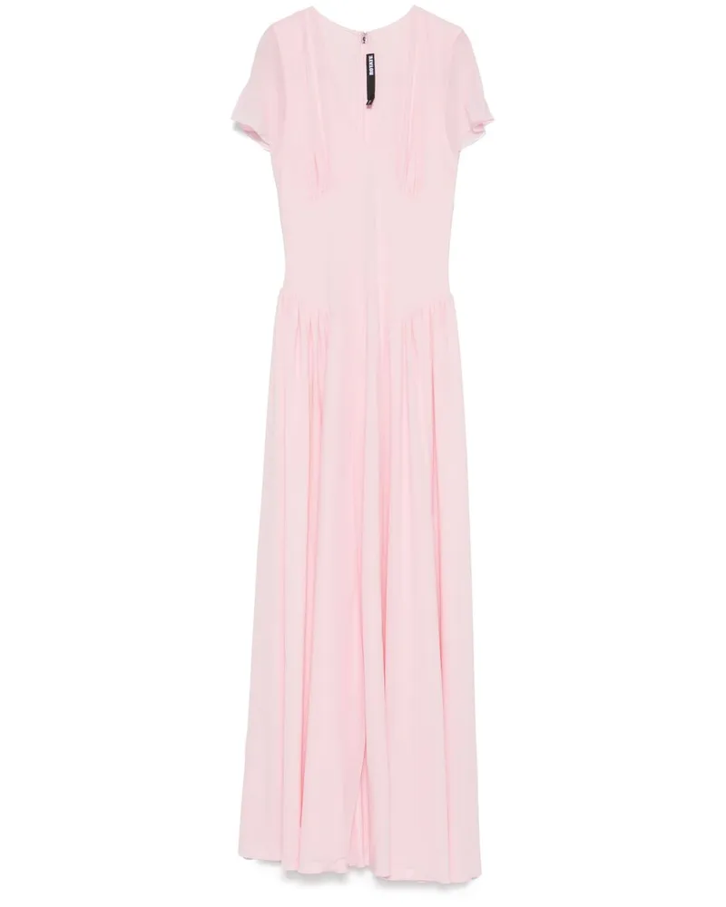ROTATE Birger Christensen Maxikleid mit V-Ausschnitt - 1011 FAIRY TALE 1011