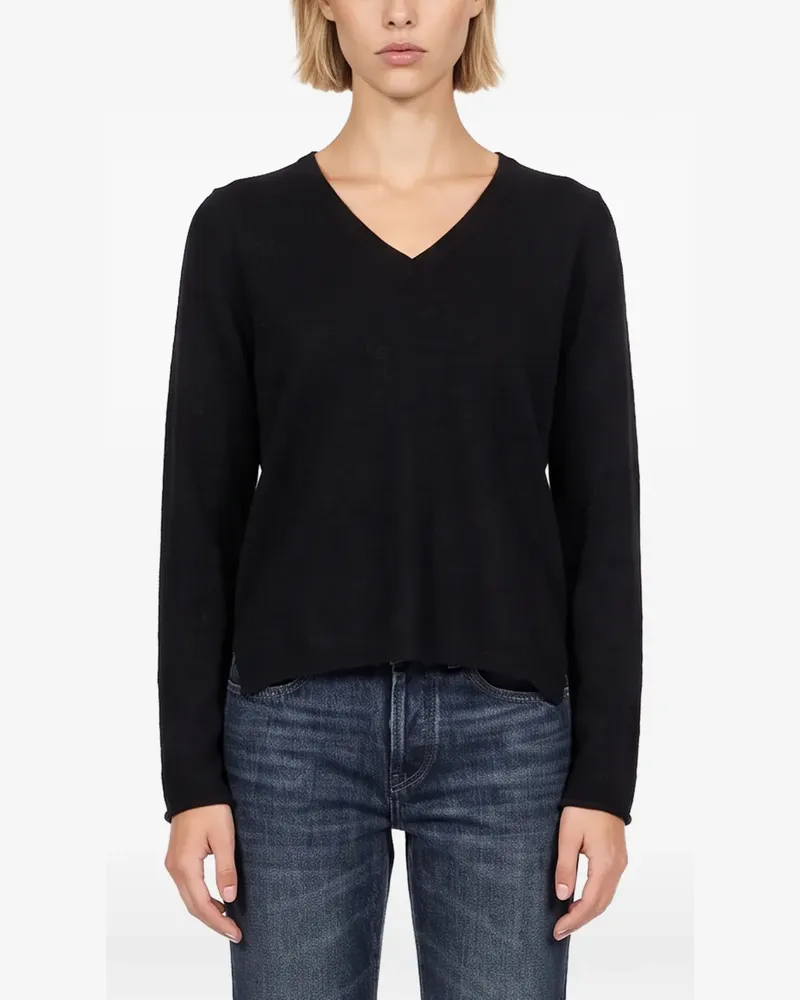 Gotha Penelope V-neck cashmere sweater - Schwarz Schwarz