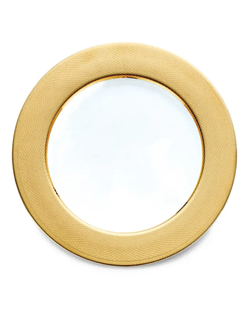Christofle Guilloché porcelain underplate - Weiß Weiß