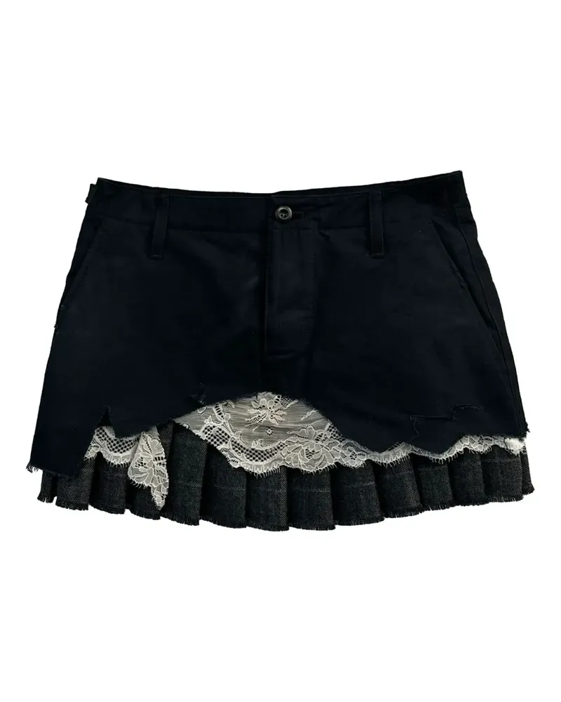 Balenciaga Cargo-Minirock mit Patches - Schwarz Schwarz