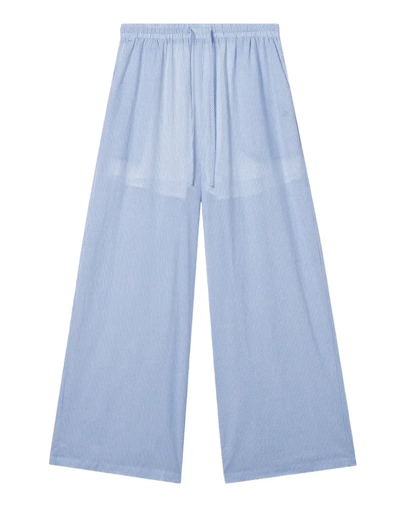 b+ab Gestreifte Hose - Blau Blau