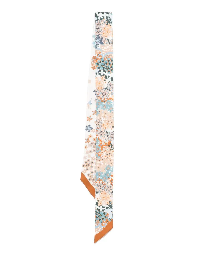 Longchamp Collier de Fleurs Kopftuch - Blau Blau