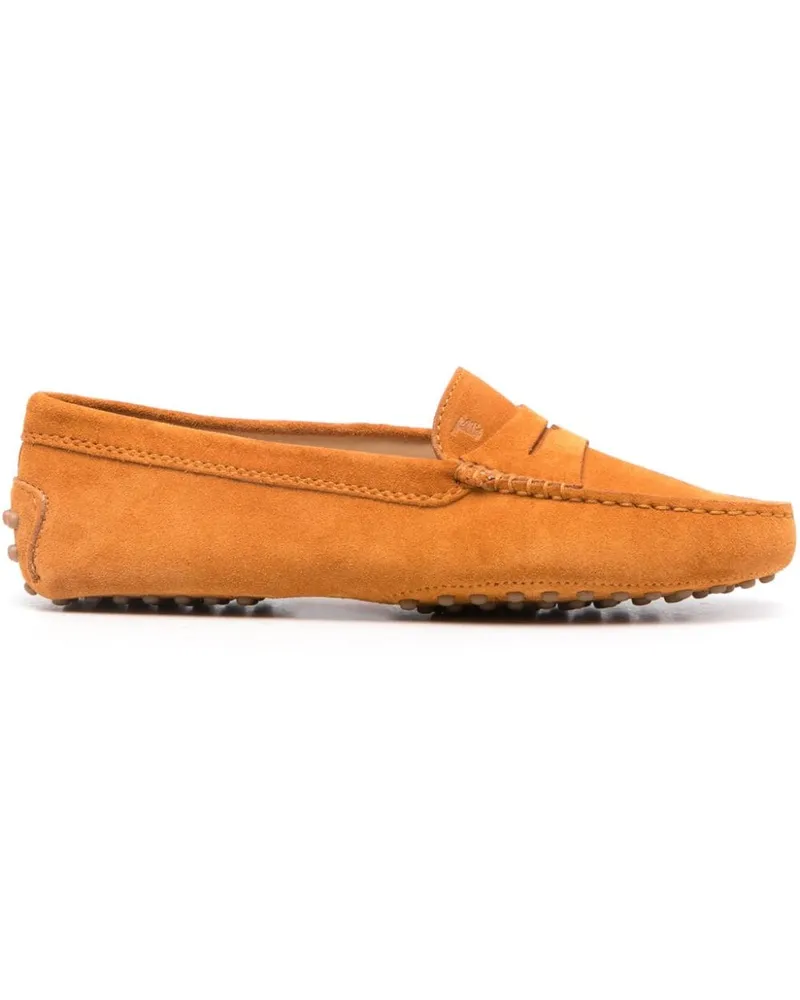 TOD'S Gommino Loafer aus Wildleder - Orange Orange