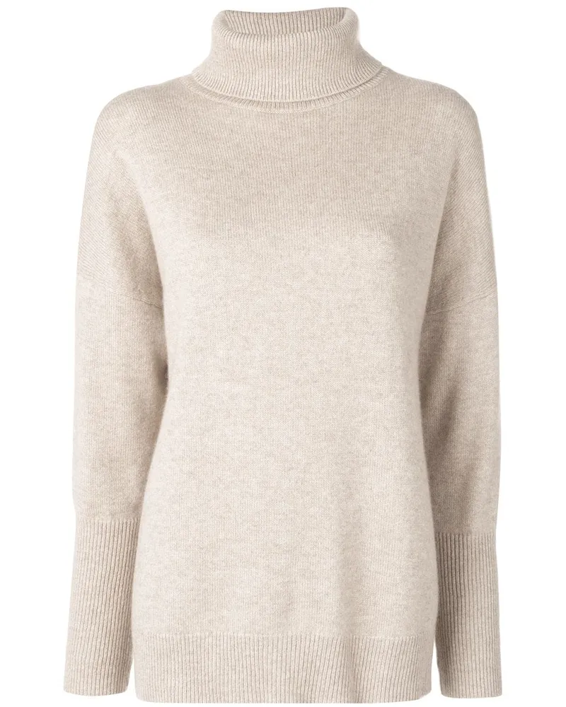 Chinti & Parker Kaschmirpullover mit lockerem Schnitt Nude