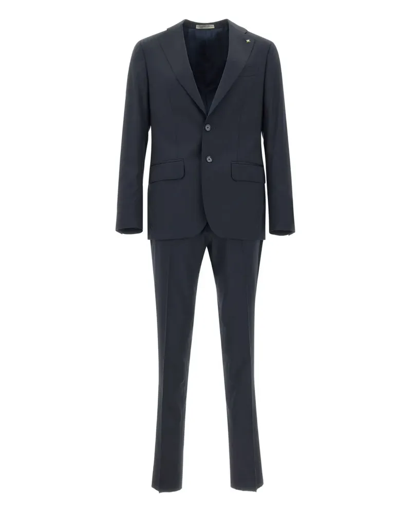 Corneliani Einreihiger Anzug - Blau Blau
