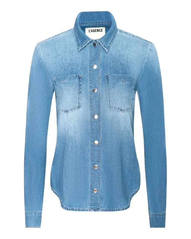 L'Agence Isla denim shirt - Blau Blau