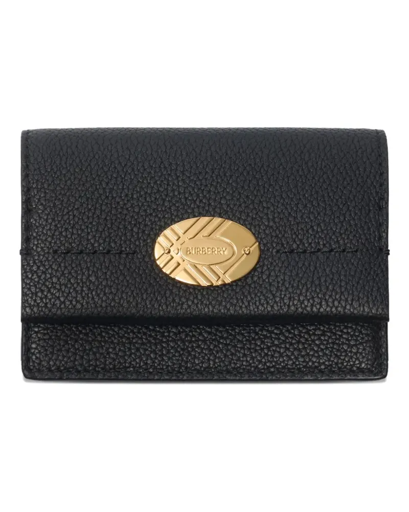 Burberry Portemonnaie mit Logo-Schild - Schwarz Schwarz