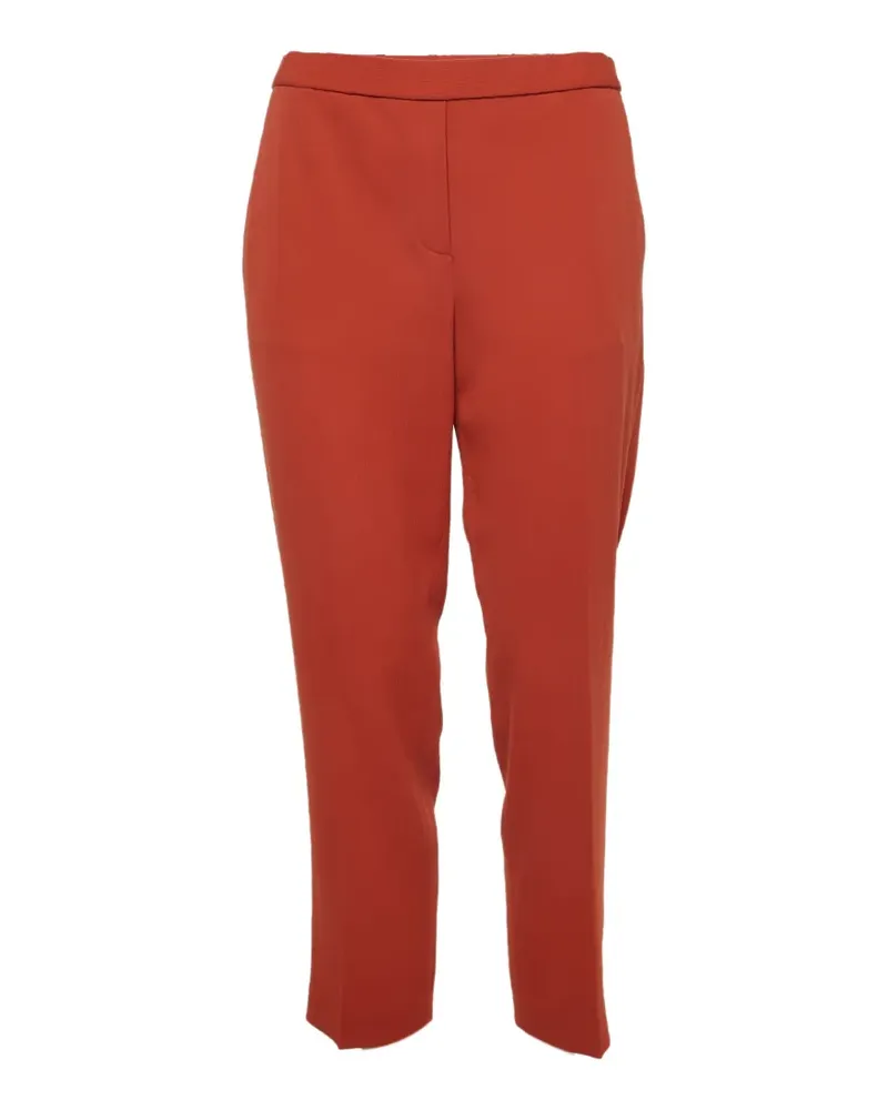 Theory textured straight-leg trousers - Orange Orange