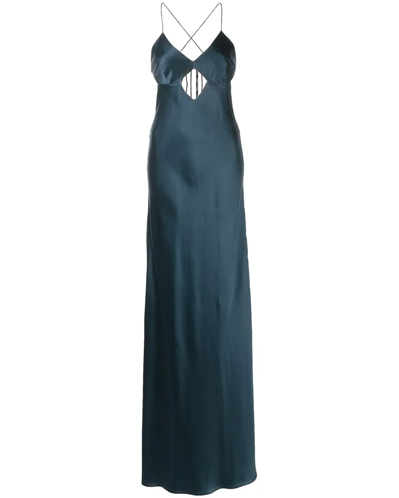 mason by michelle mason Abendkleid mit Cut-Out - Blau Blau