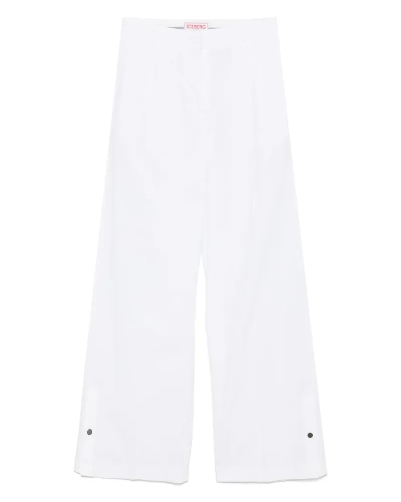 Iceberg Popeline-Hose - Weiß Weiß