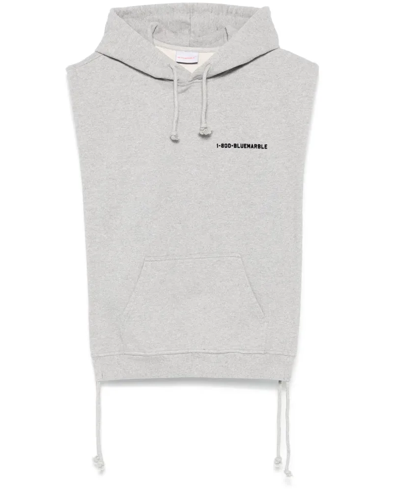 BLUEMARBLE Hoodie mit beflocktem Logo - Grau Grau
