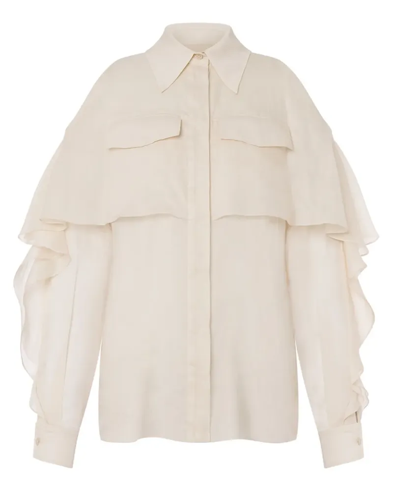 Alberta Ferretti Bluse aus Baumwolle - Nude Nude
