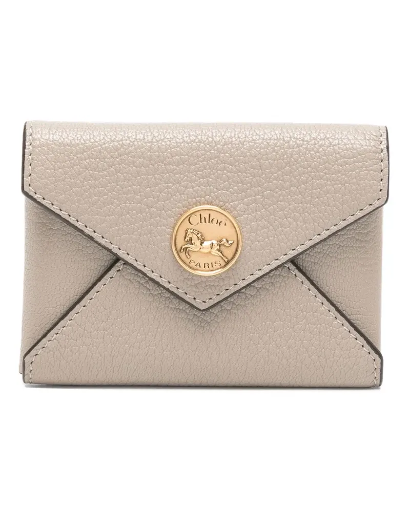 Chloé logo-detail card holder - Nude Nude