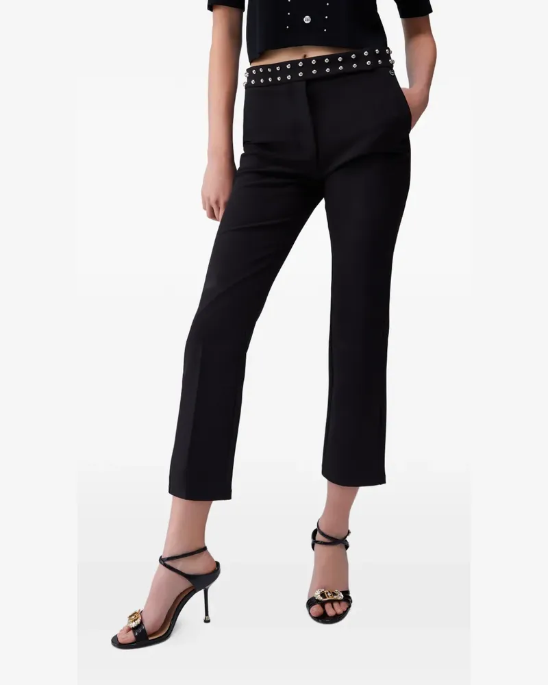 Liu Jo studded trousers - Schwarz Schwarz