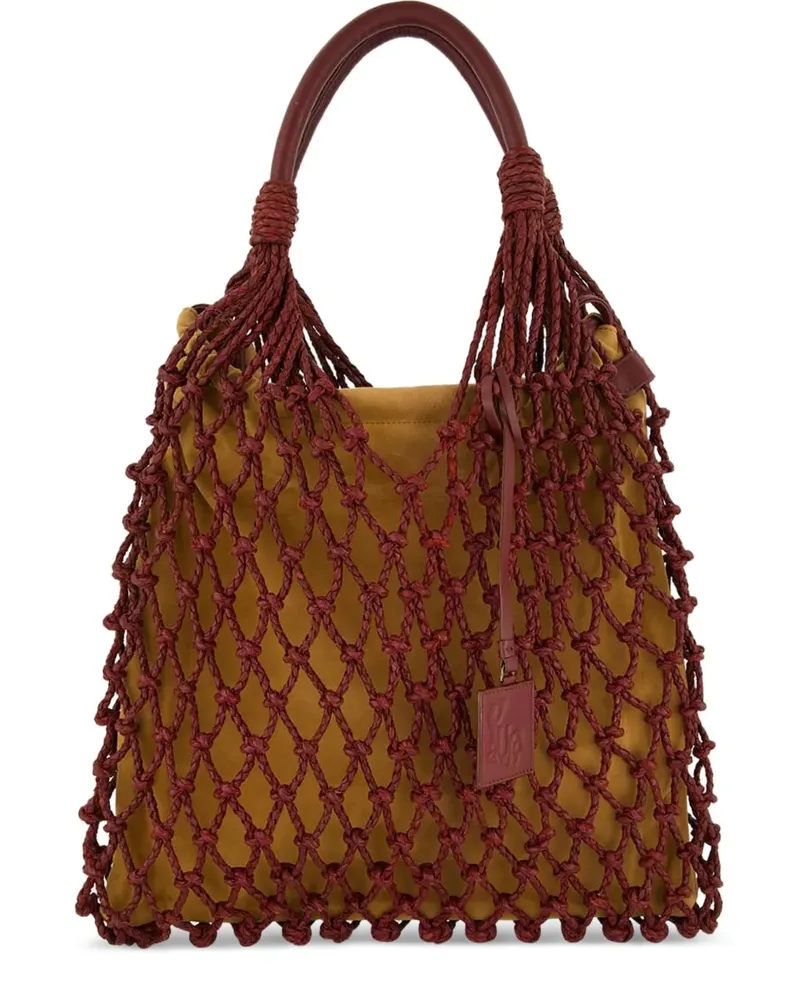 PAULA Makramee-Tasche - Braun Braun
