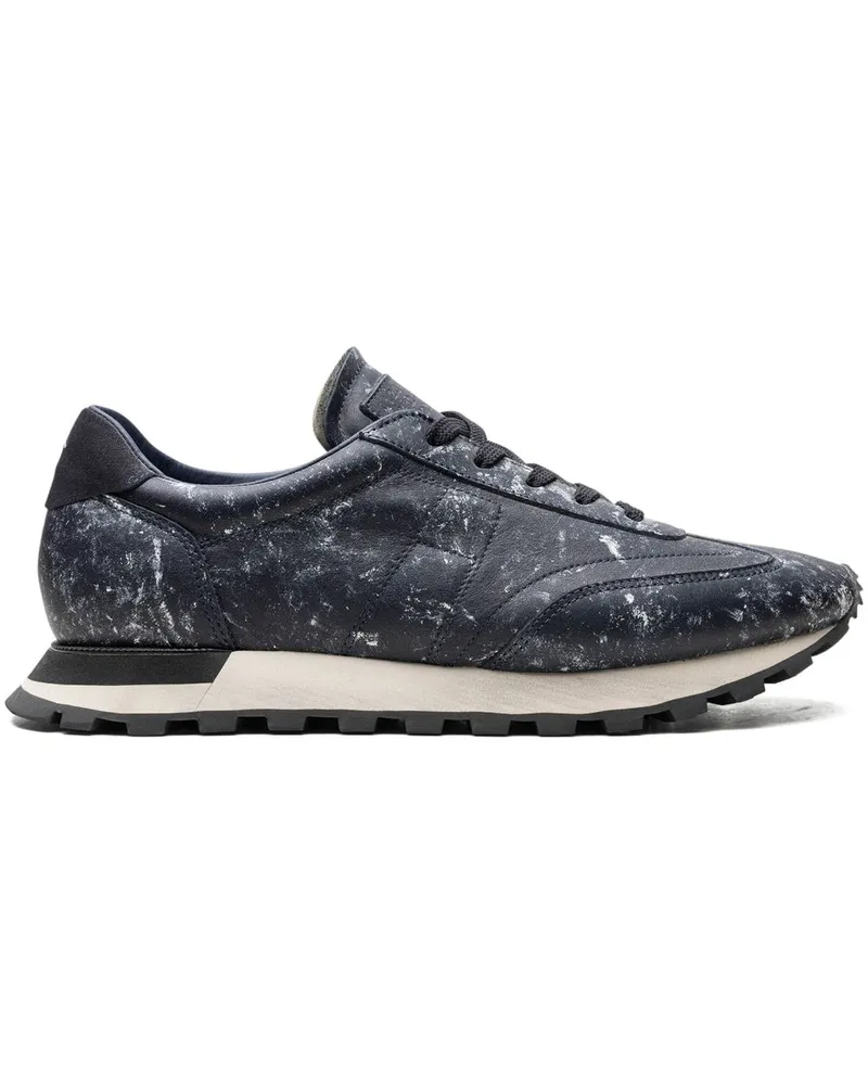 Maison Margiela Sneakers mit Farbklecks-Print - Blau Blau