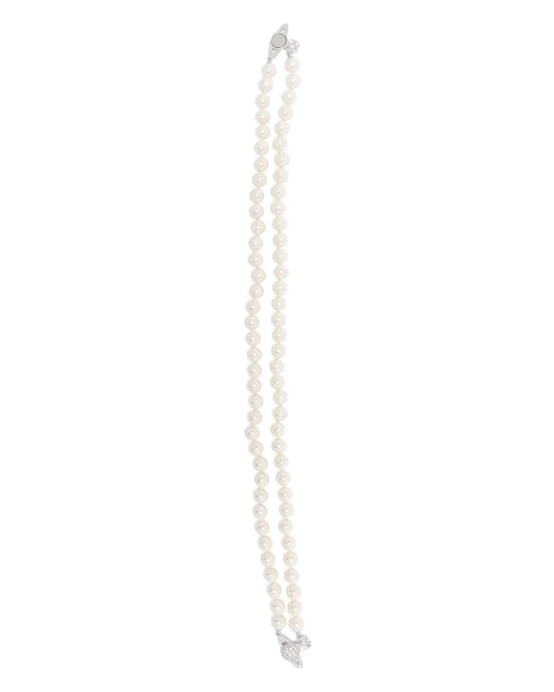 Vivienne Westwood Choker mit Orb-Anhänger - Silber Silber