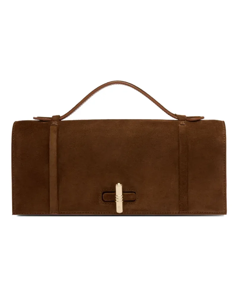 Malone Souliers May Crosta Clutch aus Wildleder - Braun Braun